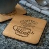 coffee-friends-2 Engraved Hardwood Coaster Set